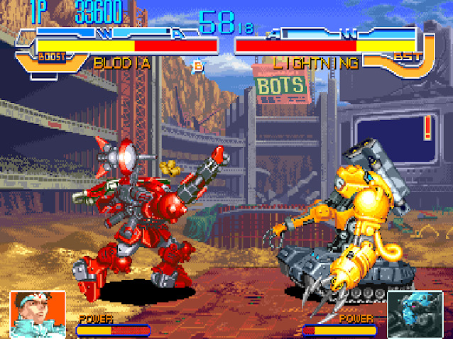 Cyberbots: Fullmetal Madness (Arcade) traz brigas de robôs