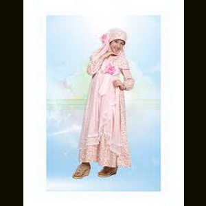 gambar contoh gamis anak Lazada 