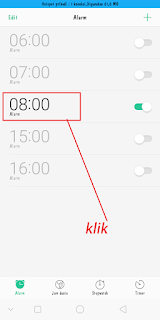 Cara Menggunakan dan Mengatur Nada Alarm Di HP Oppo