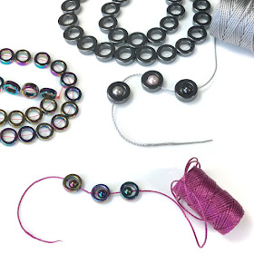 Hematite Rings Perfect Surrounds for 6mm Round Beads