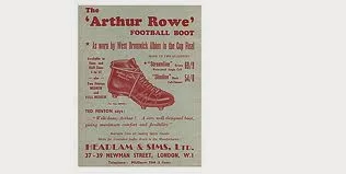 Arthur Rowe football boot