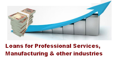 Loans for Professional Services, Manufacturing & other industries