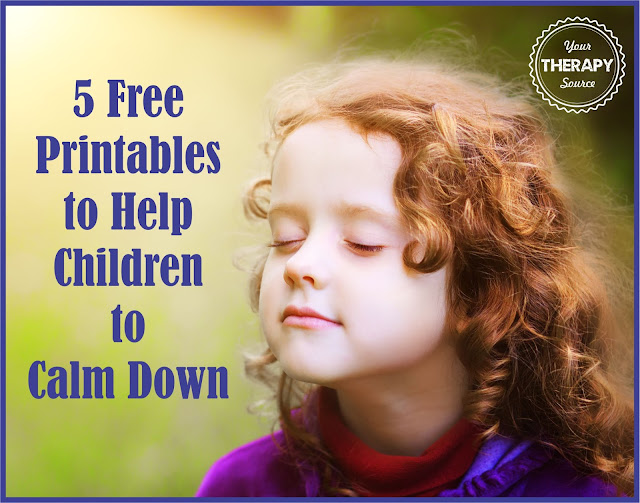 5 Free Printables to Help Children Calm Down - Your ...