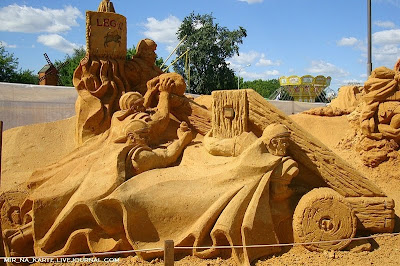 Great Roman Empire Sand Sculpture Exhibition in Russia Seen On coolpicturesgallery.blogspot.com