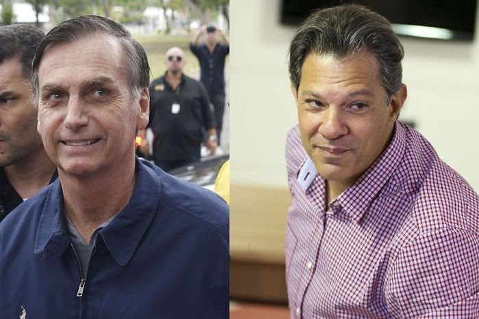 Pesquisa Datafolha para presidente: Bolsonaro, 58%; Haddad, 42%