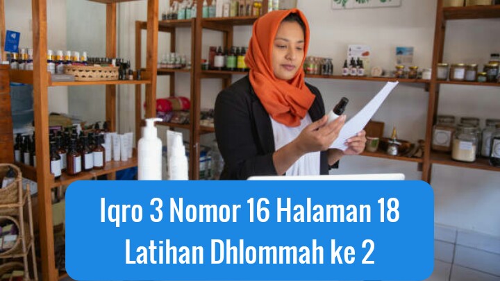 Iqro 3 Nomor 16 Halaman 18