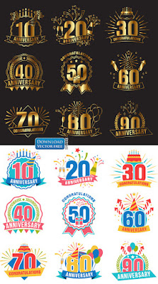 2-bo-mau-do-hoa-nhan-bieu-tuong-ngay-le-ky-niem-anniversary-labels-vector-7706