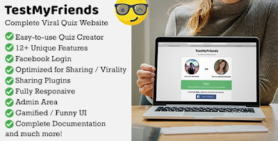 TestMyFriends - Complete Viral Friend Quiz Website