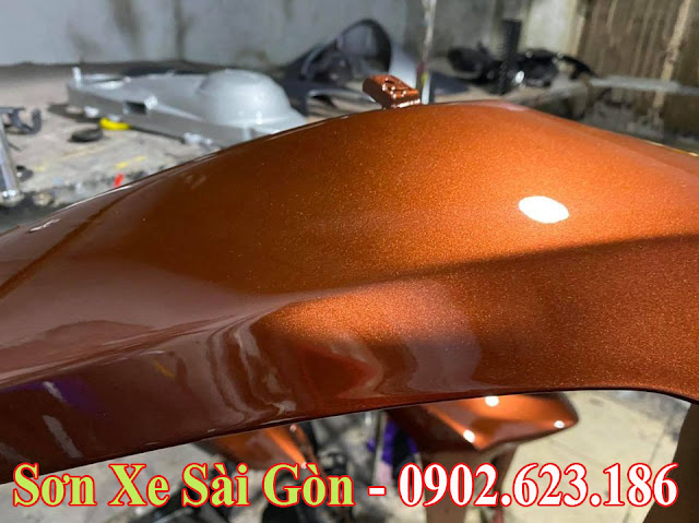 Mẫu Xe Honda Dylan sơn màu nâu pha lê cực đẹp