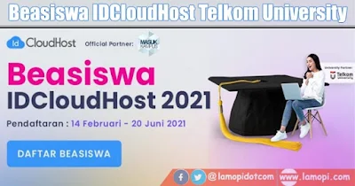 Beasiswa IDCloudHost Telkom University 2022