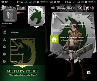 Bbm Mod Attack On Titan  Kepolisian Militer ( The Military Police ) V.2.12.0.11 Apk