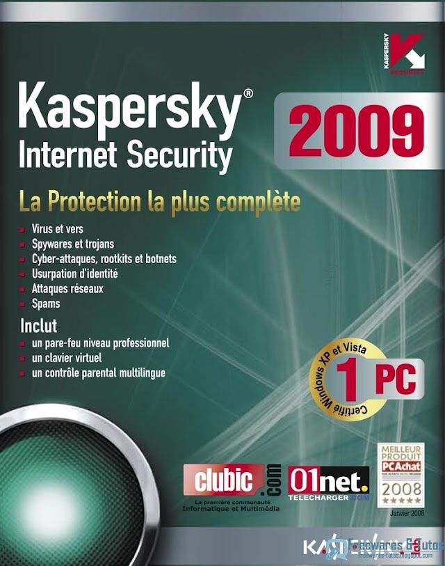 Offre promotionnelle : Kaspersky Internet Security 2009 à 4,99 € !