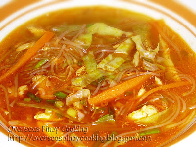 Americahome Cooking Recipes on Pinoy Home Cooking And Recipes  Sotanghon Noodle Soup