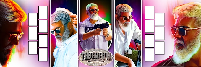 Thunivu Ajith Poster Design Psd File Download