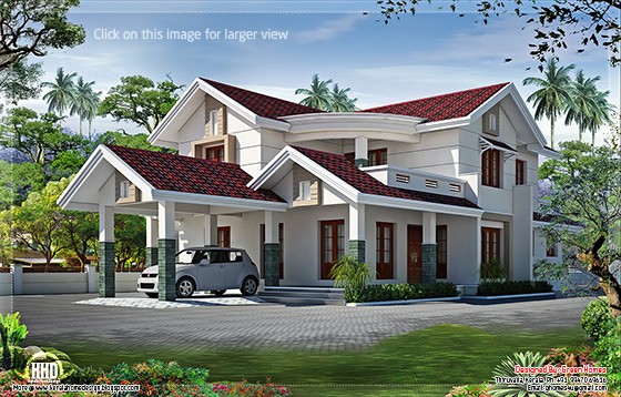 superb villa elevation