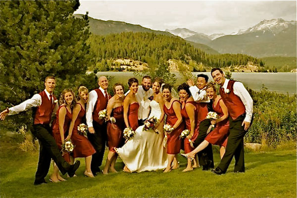 wedding party photos