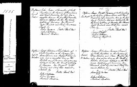 Climbing My Family Tree: Birth and Baptism Record  in Beauharnois Siegniory in Lower Canada for Andrew McFarlane (1834 - ?)