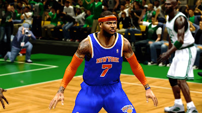 NBA 2K13 Carmelo Anthony 2K Patch Realistic Face