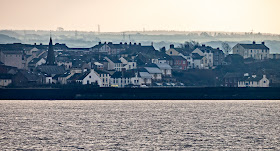 Photo of Maryport from the Solway Firth looking across north pier