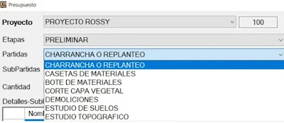 Partidas Presupuesto