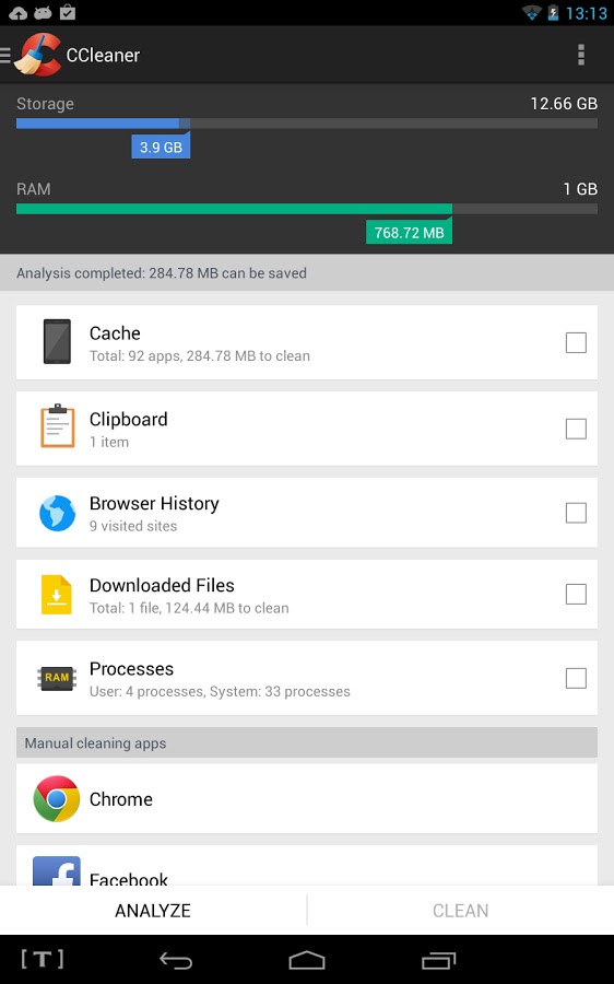 CCleaner Android v1.03.22 - Aplikasi Pembersih Perangkat Android