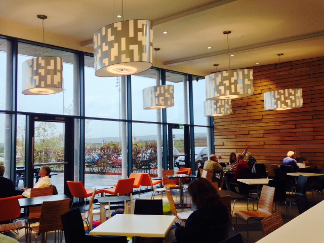 Helix Park visitor centre interior