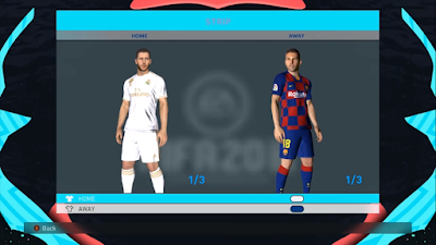 FIFA 20 Graphic Menu for PES 2017