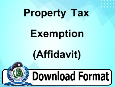 Affidavit for Property Tax Exemption