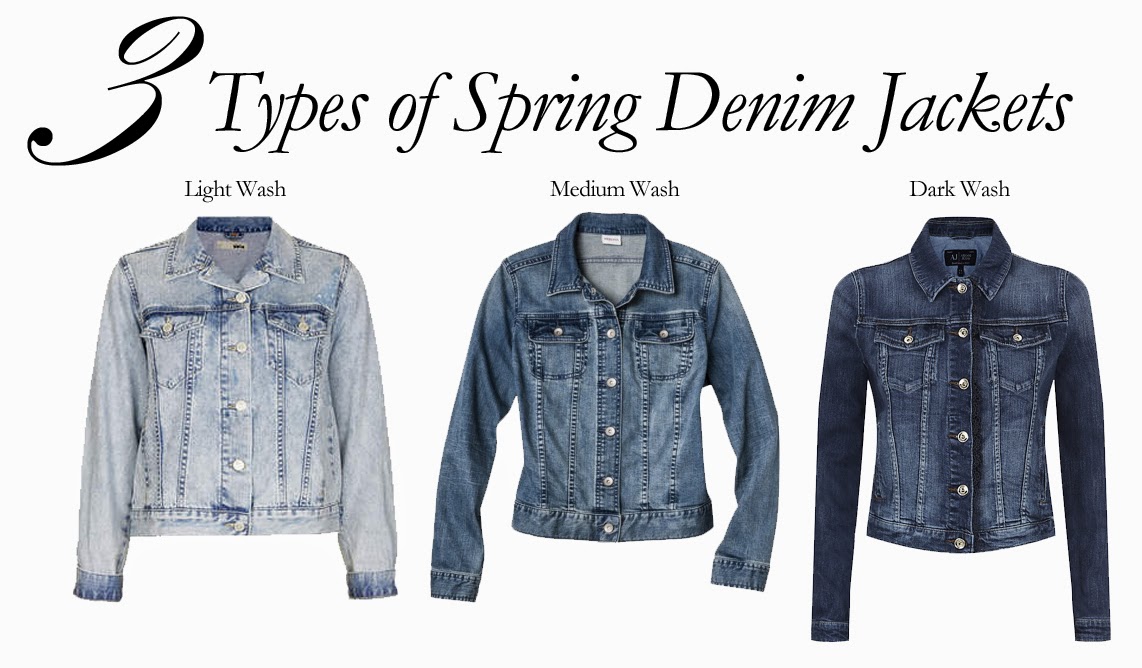 3 Types of Spring Denim Jackets