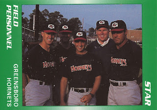 Kelly Sharitt 1990 Greensboro Hornets card