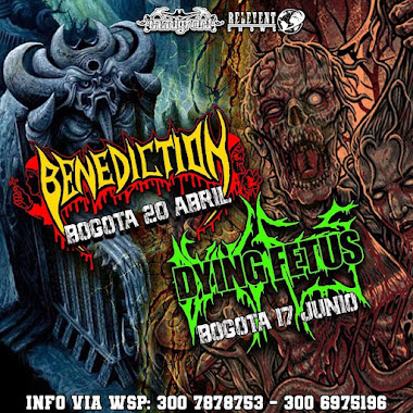 Concierto de DYING FETUS en Bogotá 2023