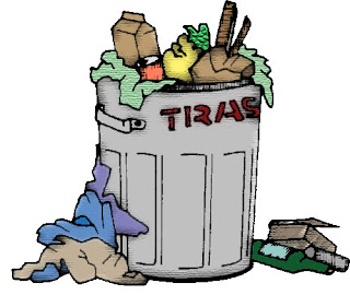 texturized trash can clip art