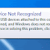 Fix USB Device Not Recognized Error In Windows OS