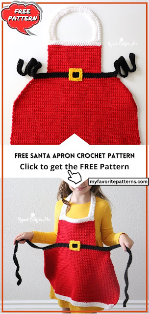 Free Santa Apron Crochet Pattern