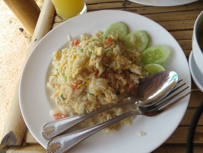 Тайский жареный рис с курицей