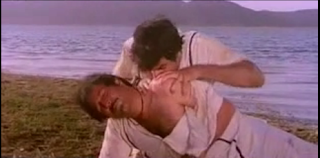 Hindi film hero kissing