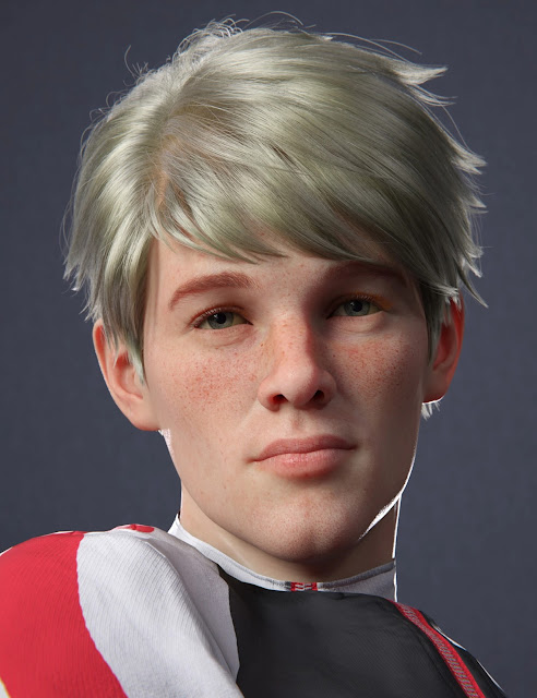 Transform Your Renders with dForce AK Handsome Hair