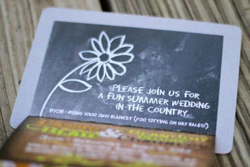 Rustic Country Wedding Invite