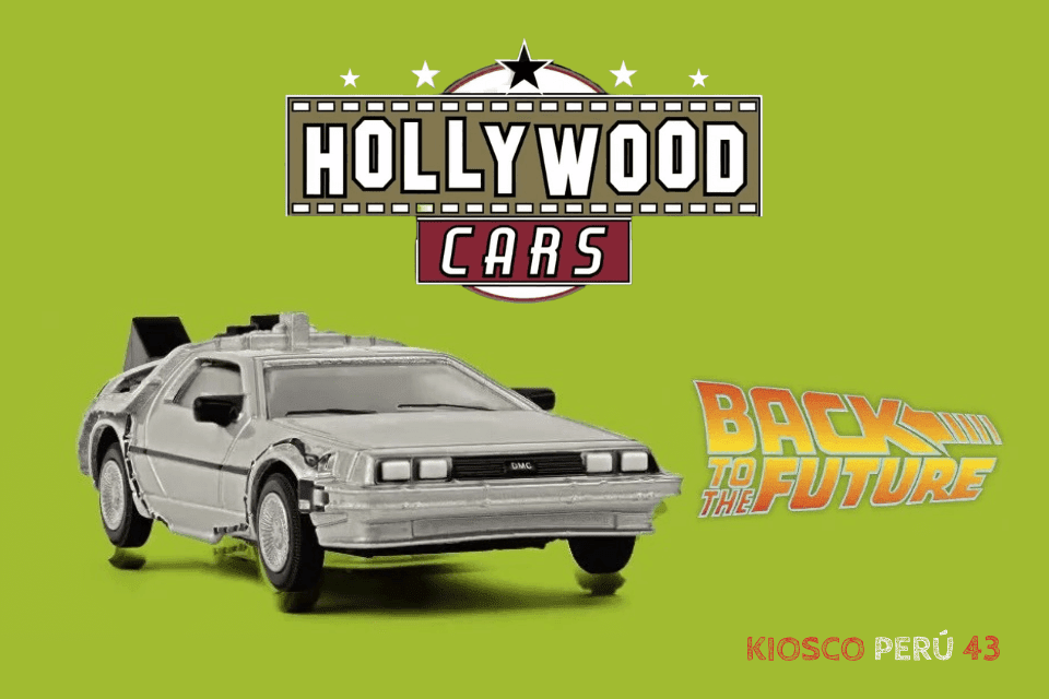 hollywood cars coleccion 1:43 el comercio, delorean 1:43 volver al futuro