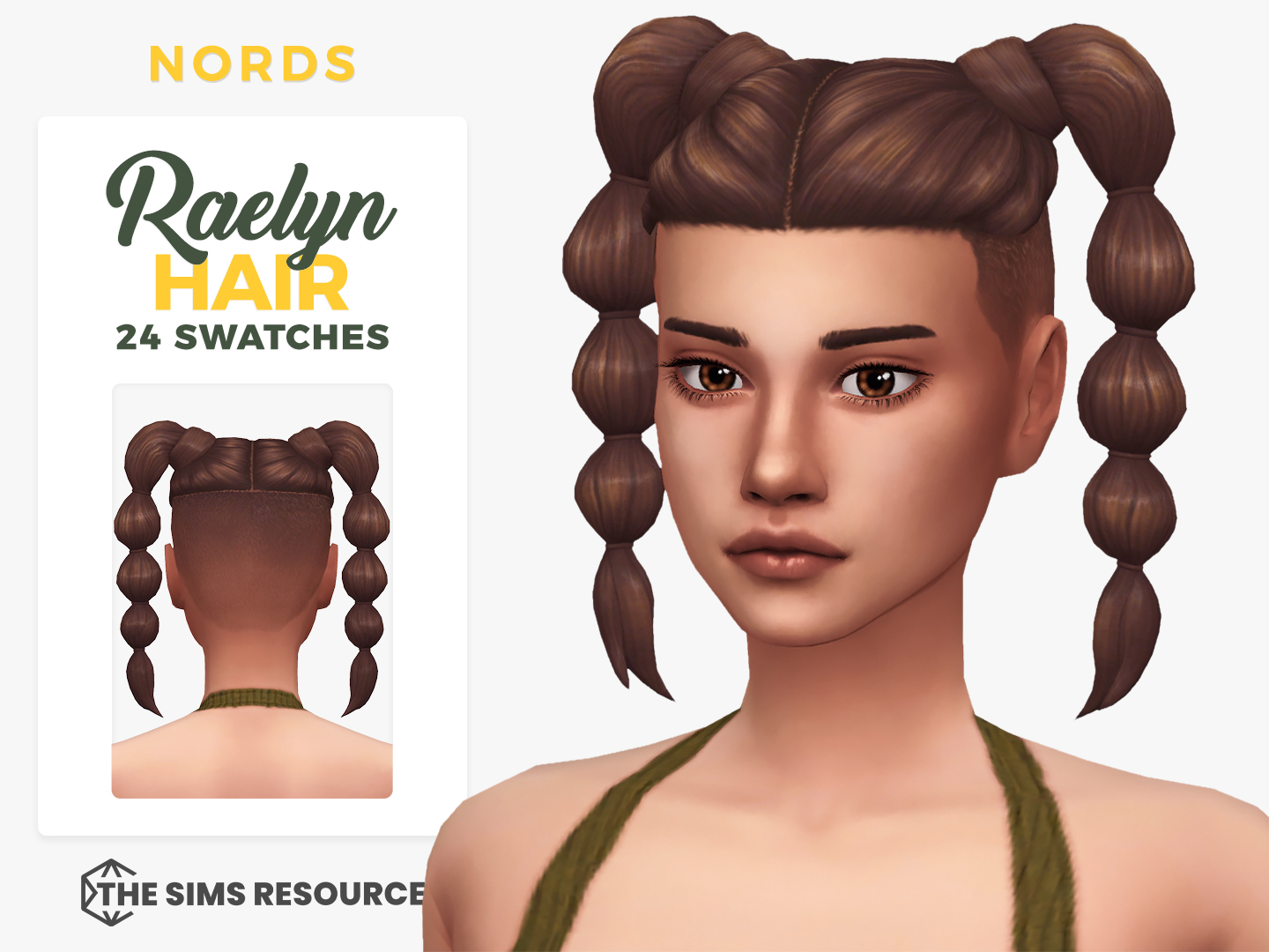 Raelyn Sims 4 CC Hair