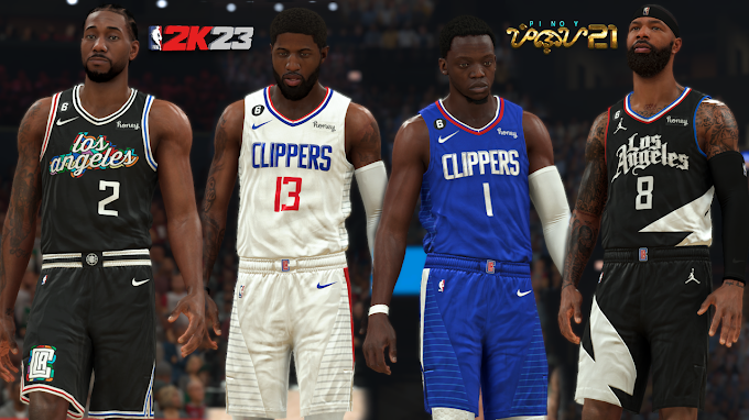 Los Angles Clippers Jersey Pack by Pinoy21| NBA 2K23