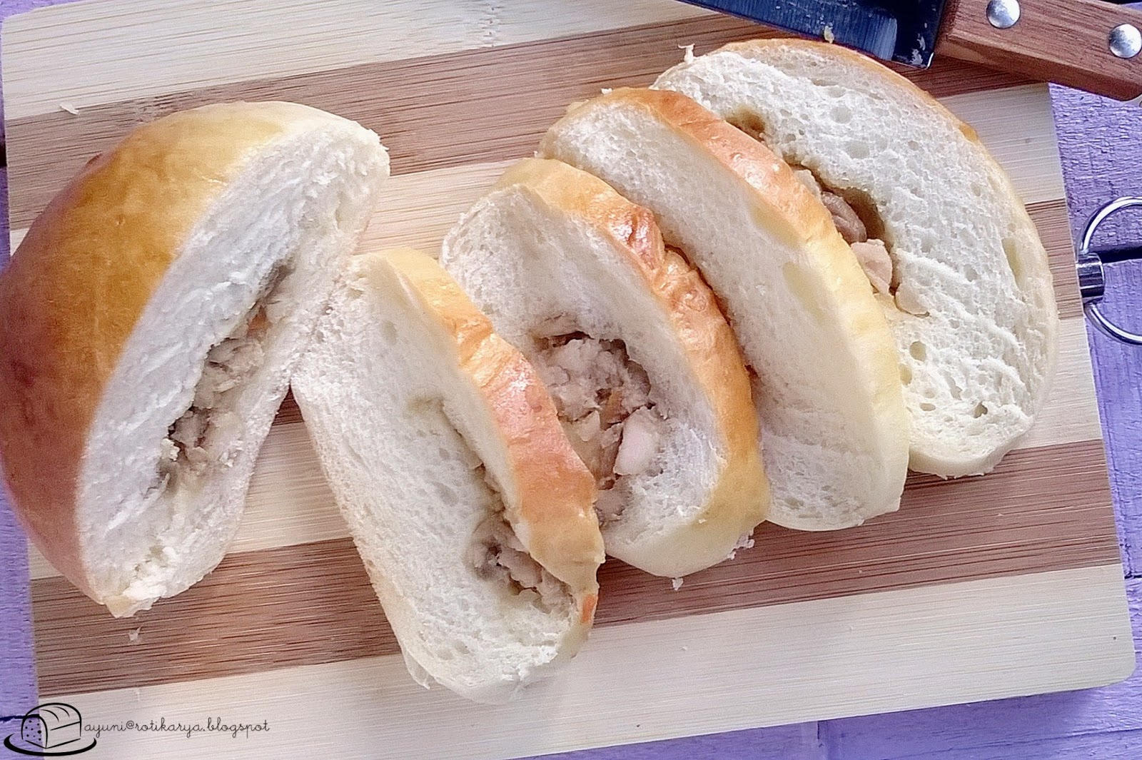 RESEPI BUN BERINTI AYAM @ STUFFED BUN ~ Buns Lover