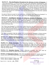 The Bureau of Customs has issued Customs Administrative Order (CAO) No. 06-2016, which covers the provisions of Republic Act No. 10863 (or the Customs Modernization and Tariff Act) on conditionally tax and/or duty–exempt importation of personal and household effects of “Returning Residents" and Returning Overseas Filipino Workers (OFWs).  The said CAO was published in the Official Gazette on 9 January and will take effect 15 days days after its publication, or on 24 January.  Below is a summary of the guidelines provided in the Customs Administrative Order:     A. Who can avail of this privilege?  1. "Returning Resident" – a Filipino national, including his/her spouse and dependent children, who has stayed abroad for a period of at least 6 months and is returning to the Philippines.   2. Returning Overseas Filipino Worker (OFW) – holder of a valid passport issued by the Department of Foreign Affairs (DFA) and certified by Department of Labor and Employment (DOLE) or Philippine Overseas Employment Administration (POEA) for overseas employment purposes. This covers all Filipinos working in a foreign country under employment contracts, regardless of their professions, skills or employment status.    To avail of this privilege, the personal and household goods must accompany the Returning Residents or Returning OFWs upon their return from abroad or must arrive within a reasonable time, which shall not exceed sixty (60) days after the owner’s return.    B. What are the beneficiaries allowed to bring in?    1. “Personal and Household Effects”, such as wearing apparel, personal adornments, electronic gadgets, toiletries, or similar items; furniture, dishes, linens, libraries, and similar household furnishing for personal use; and instruments related to one’s profession and analogous personal or household effects whether new or used, that are for personal use or consumption and not for commercial purposes, not intended for barter, sale or hire;   2. “Durables” such as household appliances, machinery, or sports equipment that may be used repeatedly or continuously over a period of a year or more, assuming a normal or average rate of physical usage.   Note: Household appliances, jewelry, precious stones, and other goods of luxury that were previously exported from the Philippines are also exempt from the payment of duties and taxes if these are covered by a Certificate of Identification (CI) that was issued by an authorized Customs Officer before these goods were brought out or exported from the Philippines.   Excisable items such as, but not limited to, distilled spirits, wines, cigars and cigarettes, perfumes, toilet waters, in excess of the allowable quantity to be prescribed by the Bureau shall be subject to payment of duties, taxes and other charges.     C. How to avail of this privilege?   For efficient cargo clearance, Returning Residents and Returning OFWs or their authorized representative must comply with the following:    1. Sign and submit in advance to BOC a “Personal and Household Effect Declaration Form,” which will be issued by the Bureau in a separate order;   In case of accompanied baggage, submit the accomplished form upon arrival to a Customs Officer;    2. Secure a Duty and Tax Free Exemption Certificate (TEC) from the Revenue Office of the Department of Finance (DOF).     D. Amount of Exemption:  Exemption from payment of duties and taxes on personal and household effects of “Returning Residents” and Returning OFWs must not exceed the following values: 1. P350,000.00 for those who have stayed in a foreign country for at least ten (10) years and have not availed of this privilege within ten (10) years prior to the Returning Resident's or OFW's arrival;  2. P250,000.00 for those who have stayed in a foreign country for a period of at least five (5) years but not more than ten (10) years and have not availed of this privilege within five (5) years prior to the Returning Residents of OFW's arrival; or  3. P150,000.00 for those who have stayed in a foreign country for a period of less than five (5) years and have not availed for this privilege within six (6) months prior to the Returning Resident's or OFW's arrival.  In addition to the privilege stated above, Returning OFWs are allowed to bring in, tax and duty-free, home appliances and other durables limited to one (1) of a kind, the total amount of which shall NOT exceed P150,000.00.  Any amount in excess shall be subject to corresponding duties and taxes.  E. Goods/Items EXCLUDED from these privileges:  1. Luxury items, unless covered by a pre – departure Certificate of Identification;  2. Vehicles;  3. Watercrafts;  4. Aircrafts;  5. Animals;  6. Donations;  7. Goods intended for barter, sale or hire;  8. Goods in commercial quantity;  9. Regulated goods in excess of the limits allowed by regulations; and  10. Prohibited and restricted goods.   See original post here:              Add caption                          Source: https://www.facebook.com/notes/bureau-of-customs-ph/boc-issues-rules-on-tax-andor-duty-free-importation-of-returning-residents-ofws/1863848377196270       RECOMMENDED:  PRESIDENT DUTERTE VISITS ADMIRAL TRIBUTS    DTI ACCREDITED CARGO FORWARDERS FOR 2017   NO MORE PHYSICAL INSPECTION FOR BALIKBAYAN BOXES    BOC DELISTED CARGO FORWARDERS AND BROKERS   BALIKBAYAN BOXES SHOULD BE PROTECTED  DOLE ENCOURAGES OFW TEACHERS TO TEACH IN THE PHILIPPINES ©2017 THOUGHTSKOTO