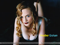 heather graham, curly hair heather graham with showing off her finest assets