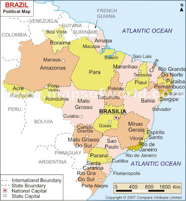 Political Map of Brazil