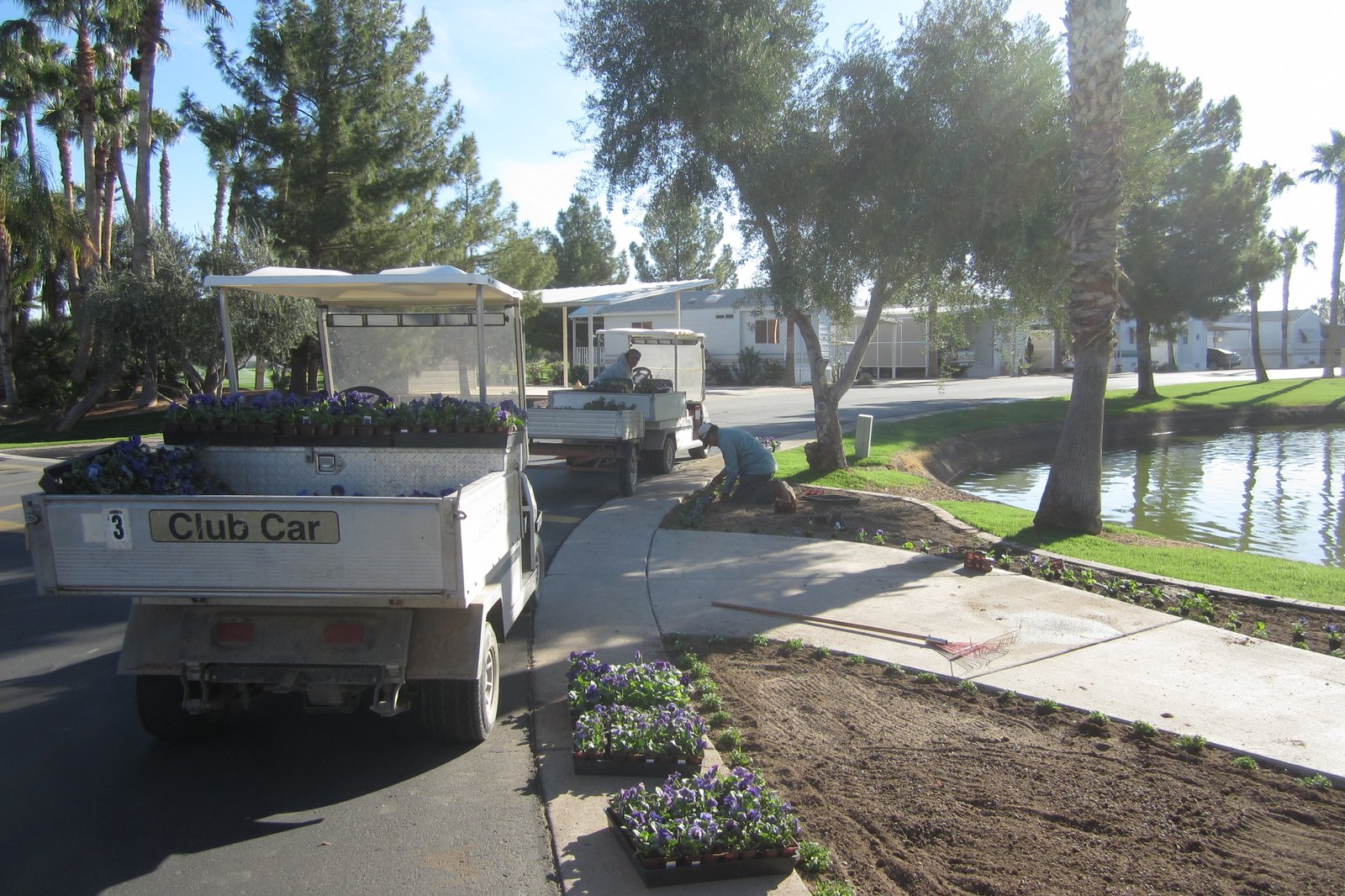 Our landscape crew never rests. Now they have a new ballfield to help ...