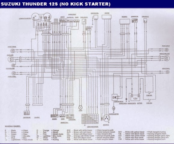  skema kelistrikan motor tander no stater