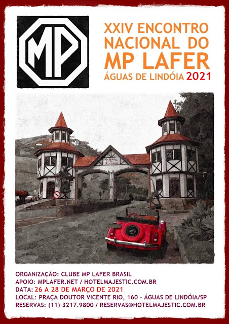 Cartaz promocional do XXIV Encontro Nacional do MP Lafer.