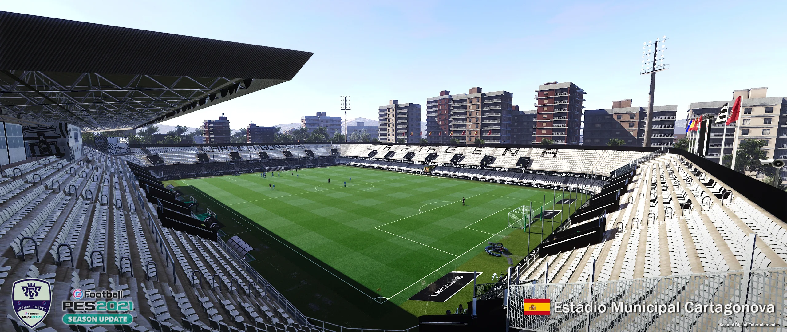 PES 2021 Stadiums (FC Cartagena) Estádio Municipal Cartagonova​ by Arthur Torres