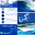  ทำกราฟิกแบบง่ายๆใน 3 นาทีด้วย  CANVA Temaplate  Mood borad : Blue waves